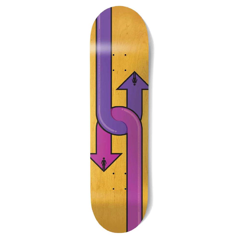 Girl Mccrank Dual Directional Skateboard Deck 8.5"