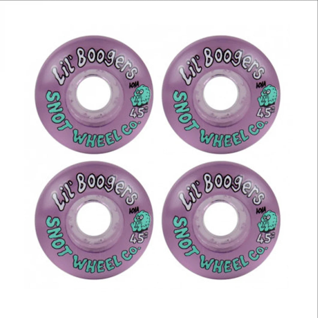 Snot Wheel Co Lil Boogers 45MM 101A - Clear Purple