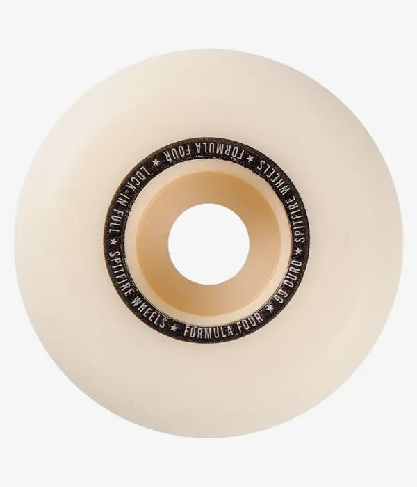 SPITFIRE FORMULA FOUR LOCK IN FULL WHEELS (NATURAL) 57 MM 99A 4 PACK