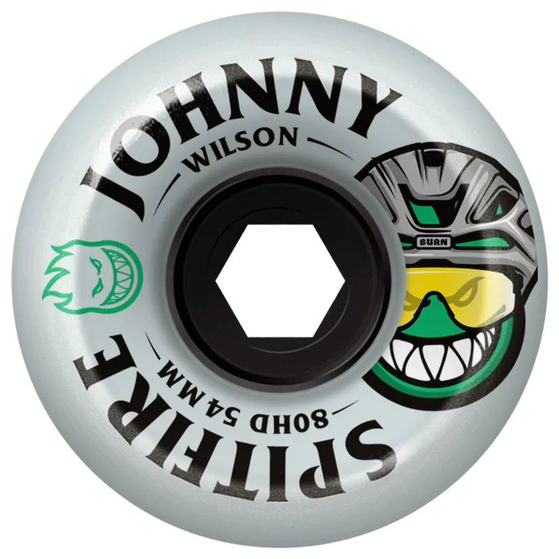 Spitfire Skateboard Wheels Formula Four Conical Full 80DU Wilson Burn Squad Clear 54mm