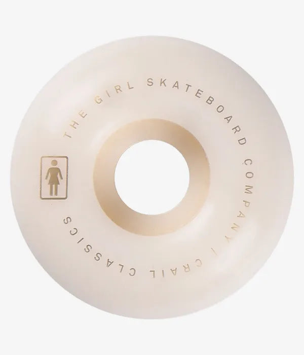 GIRL PICTOGRAPH STAPLE WHEELS (WHITE MULTI) 53MM 99A 4 PACK