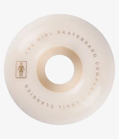 GIRL PICTOGRAPH STAPLE WHEELS (WHITE MULTI) 53MM 99A 4 PACK
