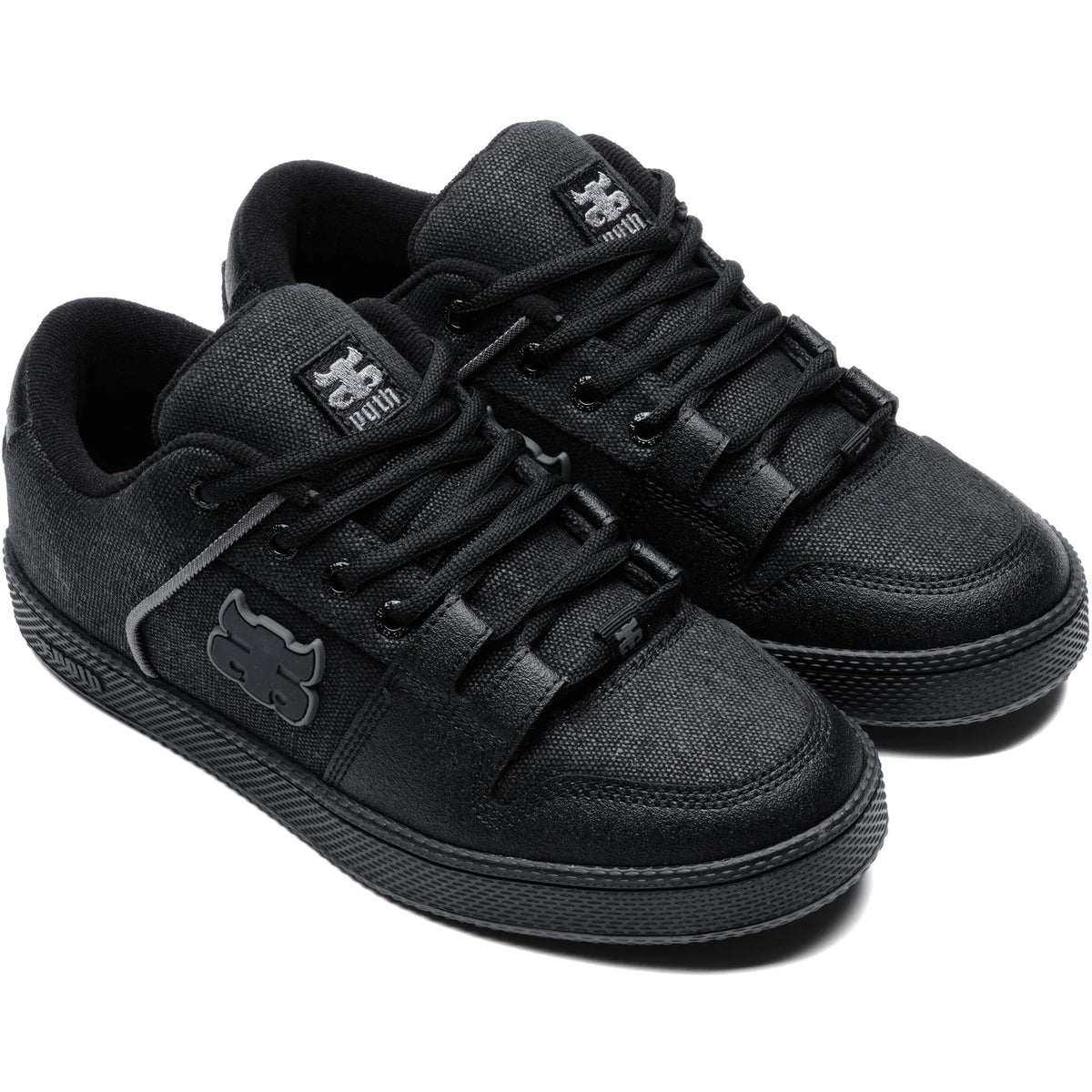 IPATH CRICKET SHOES BLACK WAXED HEMP & SYNTHETIC