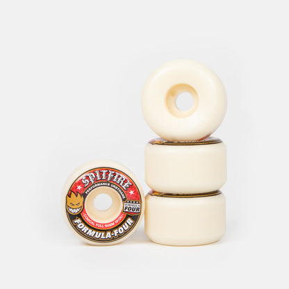 SPITFIRE - 54MM (101A) FORMULA FOUR SKATEBOARD WHEELS (CONICAL FULL)