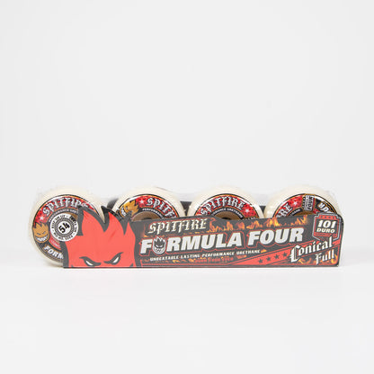 SPITFIRE - 54MM (101A) FORMULA FOUR SKATEBOARD WHEELS (CONICAL FULL)