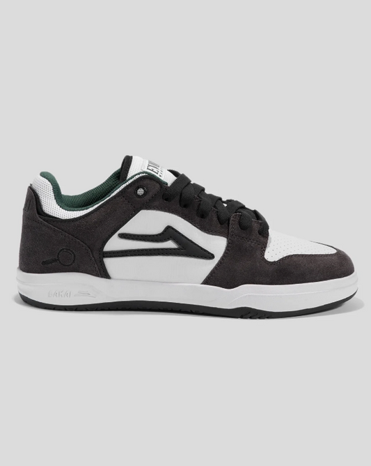 LAKAI TELFORD LOW SKATE SHOES EVON MARTINEZ BROWN WHITE