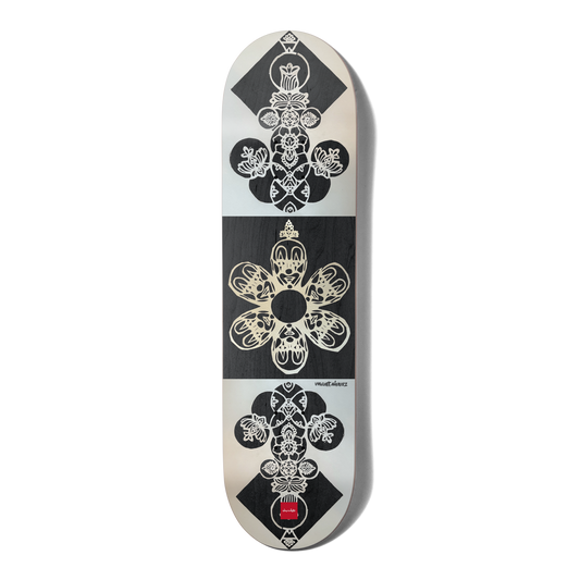 CHOCOLATE SKATEBOARD DECK PERDONA ME VINCENT ALVAREZ 8.25" - WHITE