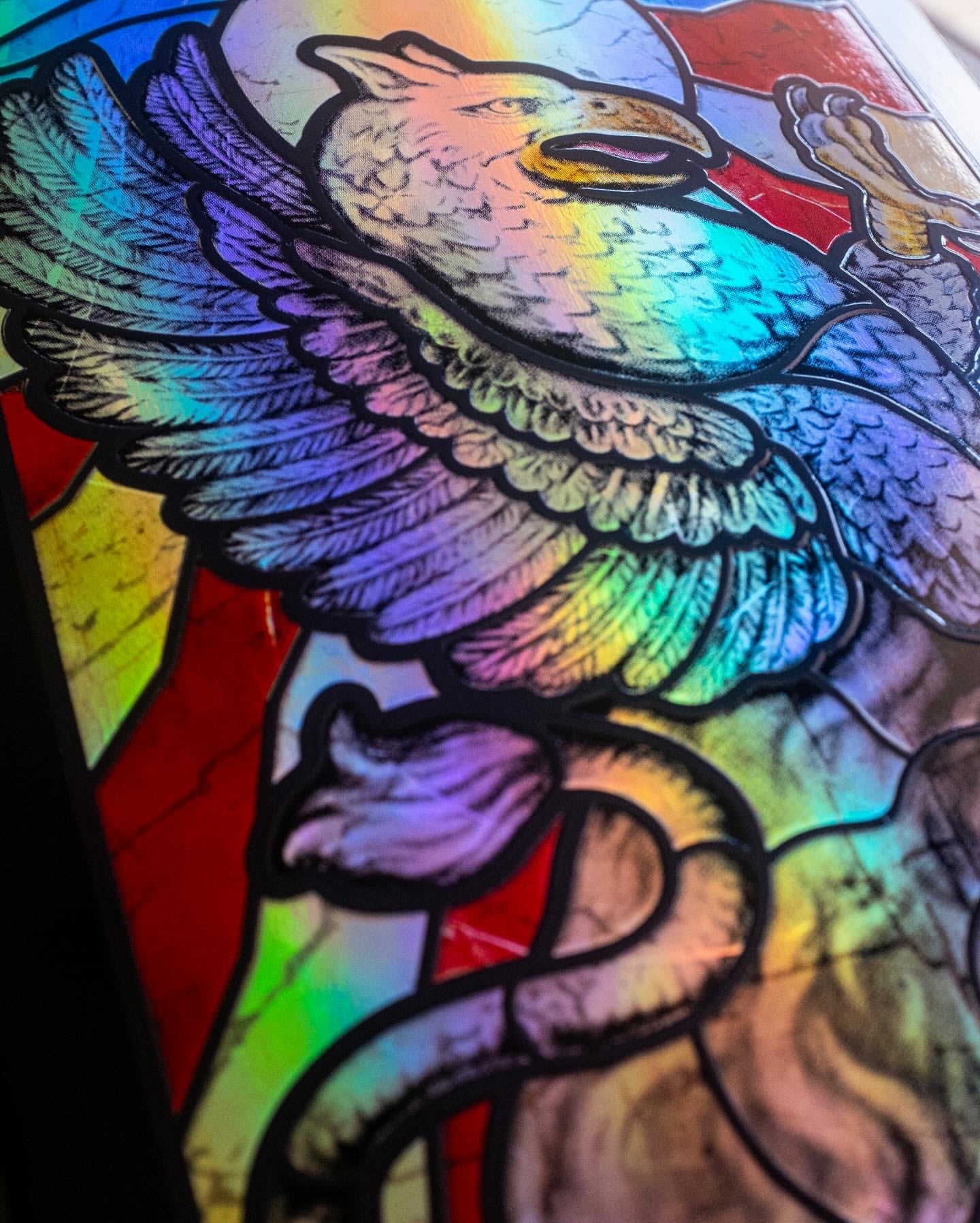 Zero Skateboard Deck Stained Glass Brandon Burleigh 8.5"