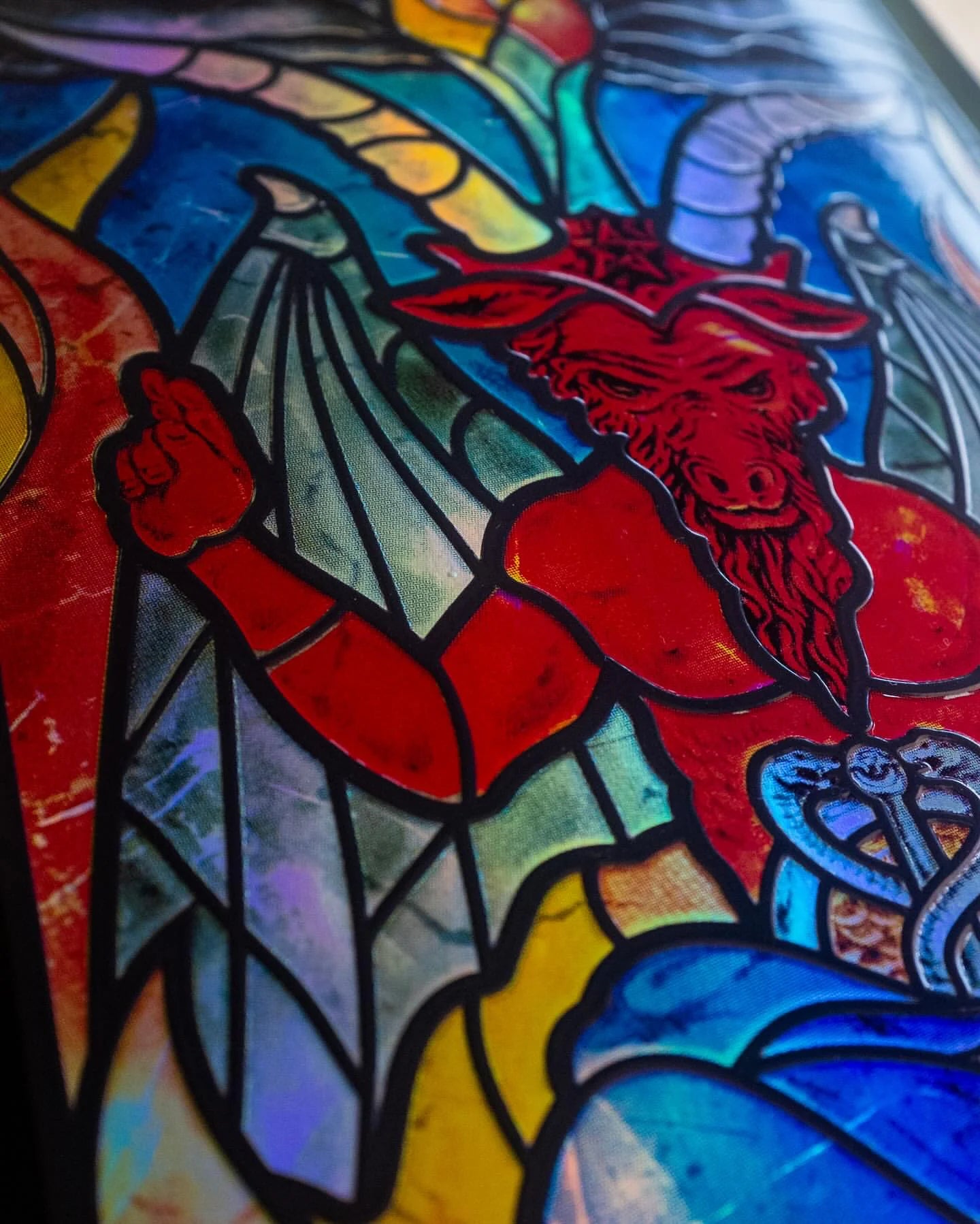 Zero Skateboard Deck Stained Glass Dane Burman 8.5"