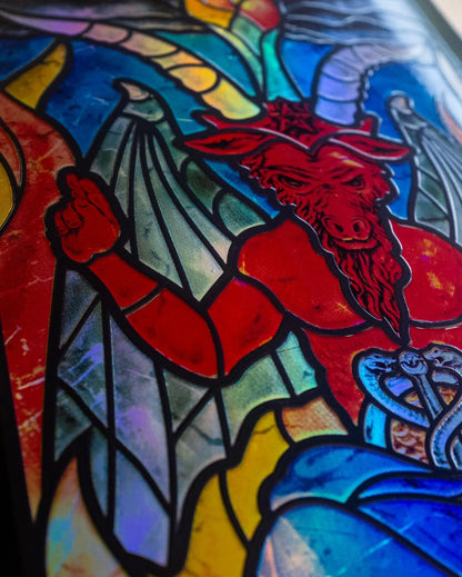 Zero Skateboard Deck Stained Glass Dane Burman 8.5"