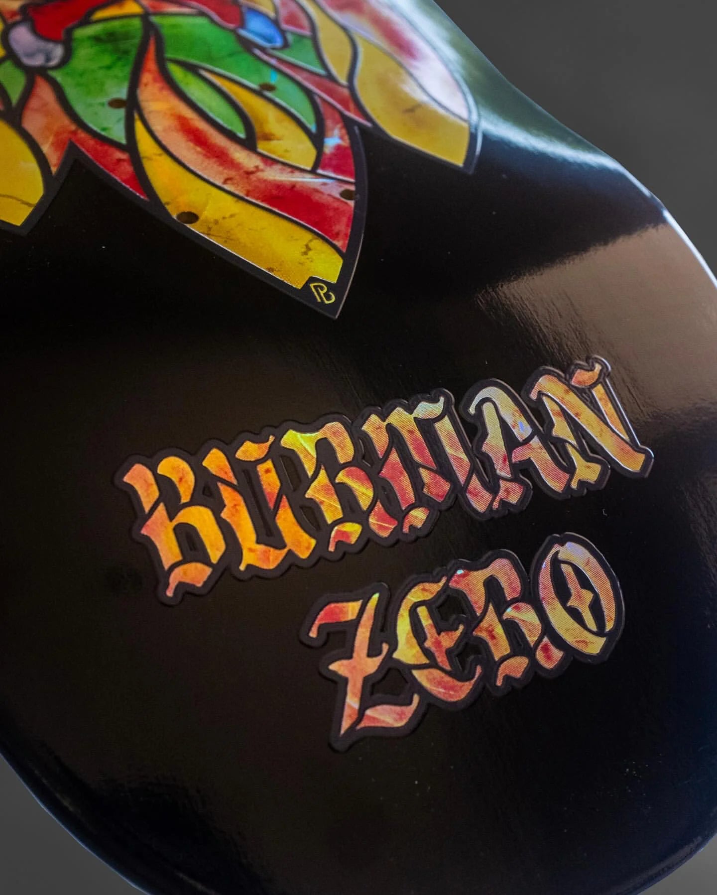 Zero Skateboard Deck Stained Glass Dane Burman 8.5"