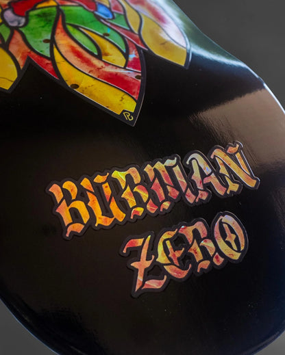 Zero Skateboard Deck Stained Glass Dane Burman 8.5"