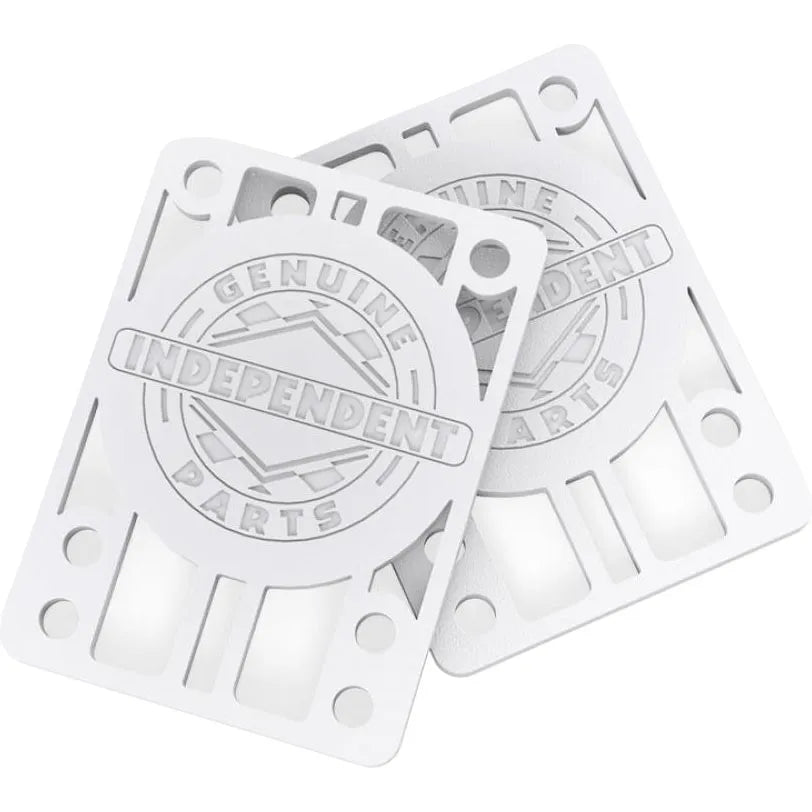 Independent Riser Pads - White 1/8"
