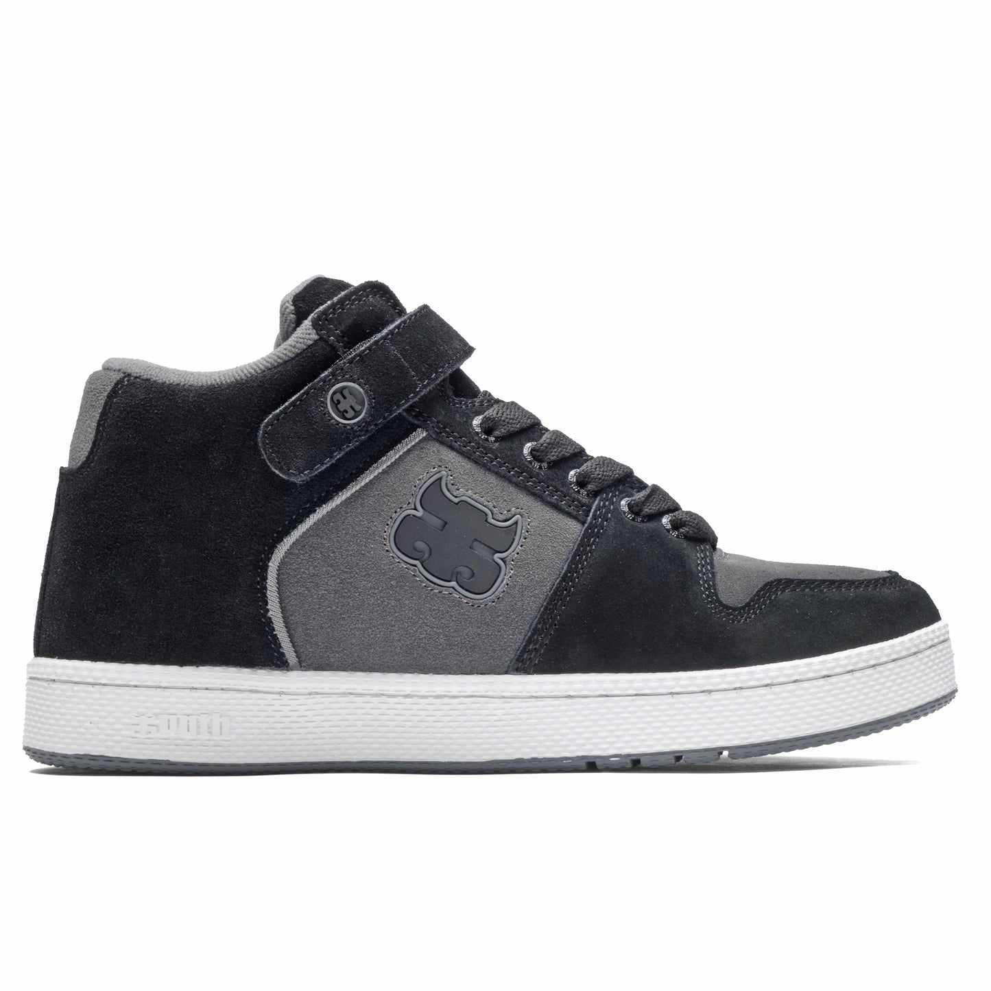 IPATH Grasshopper High-Top Skate Shoes – Black/Grey Suede