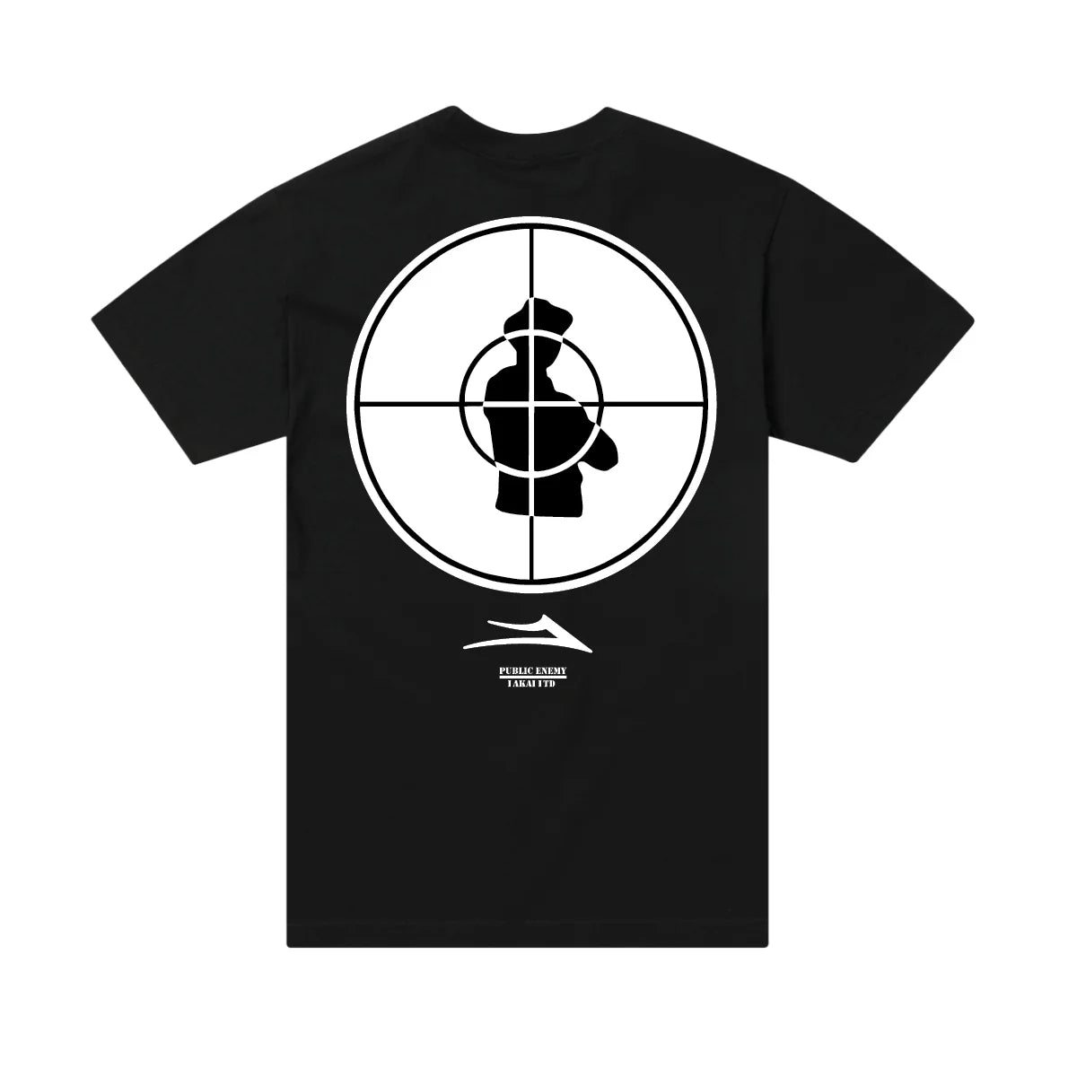 Lakai x Public Enemy Sniper Logo Tee Black