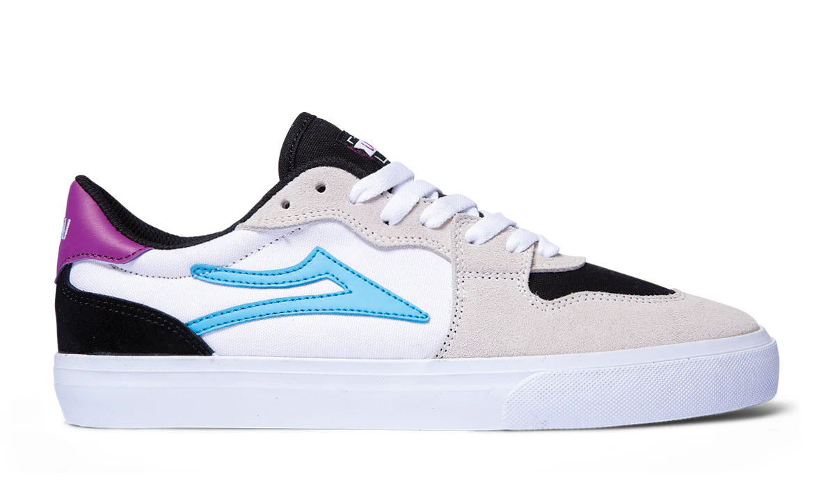 Lakai York Skate Shoes - White/Black