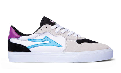 Lakai York Skate Shoes - White/Black