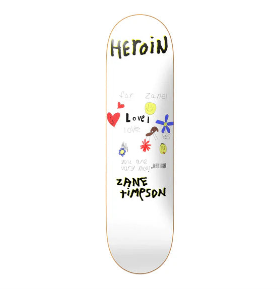 Heroin Very Nice Board (Zane Timpson) Skateboard Deck - 9.0