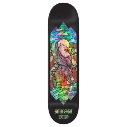 Zero Skateboard Deck Stained Glass Brandon Burleigh 8.5"