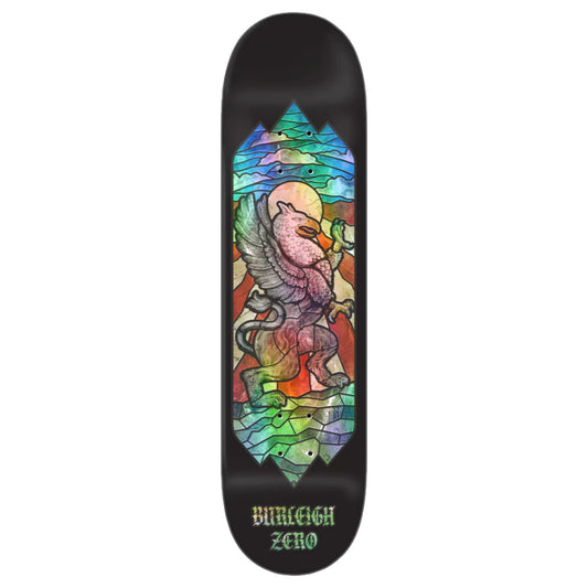 Zero Skateboard Deck Stained Glass Brandon Burleigh 8.5"