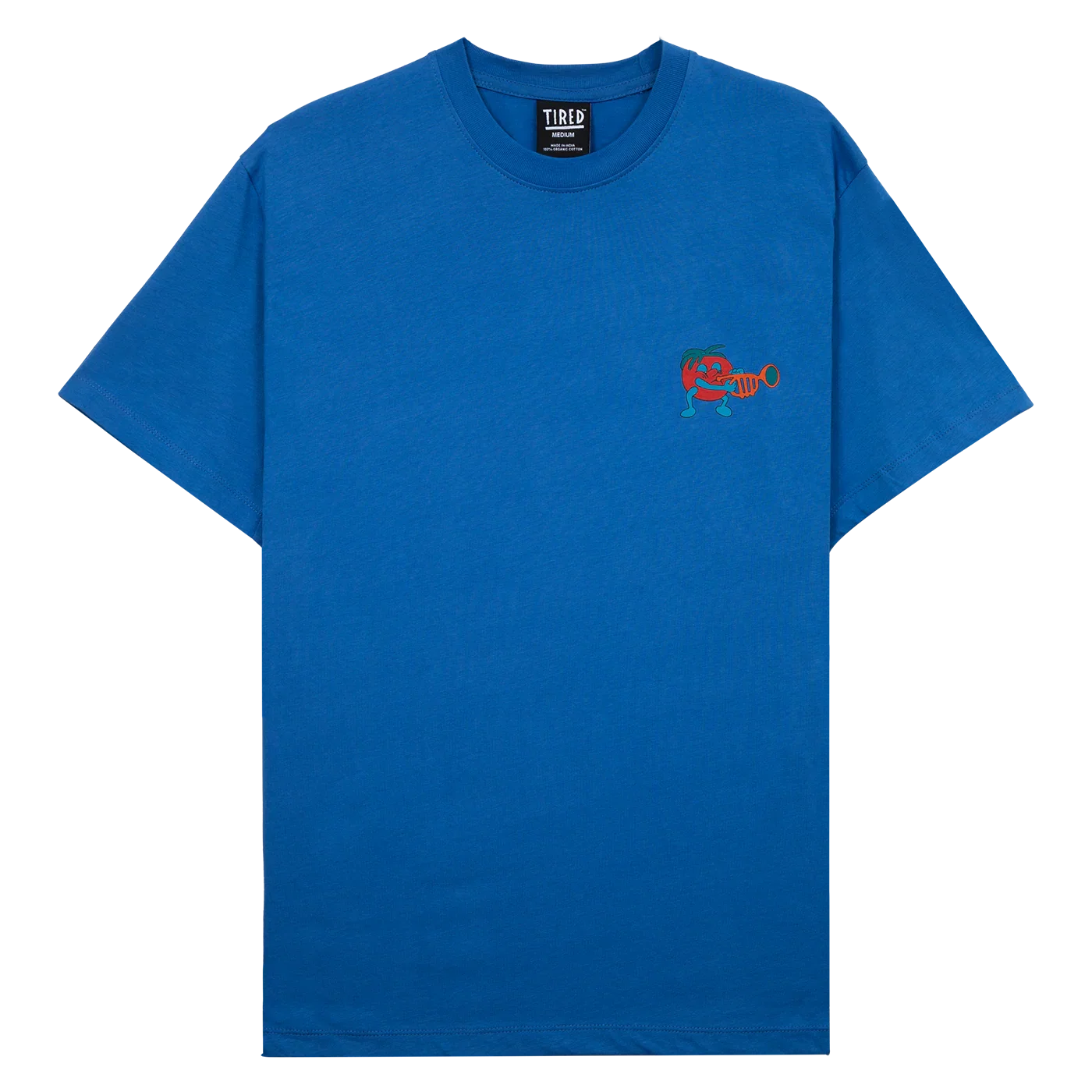 Tired Music Tee Blue