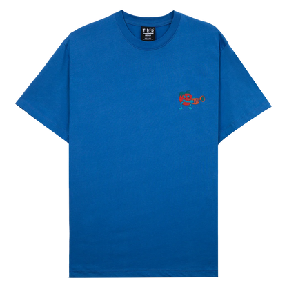 Tired Music Tee Blue