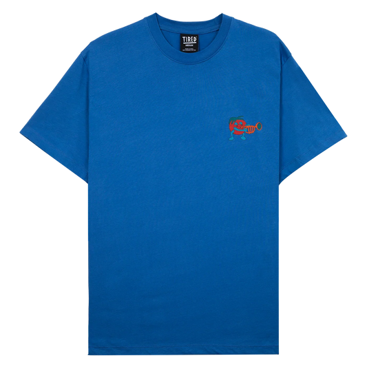 Tired Music Tee Blue