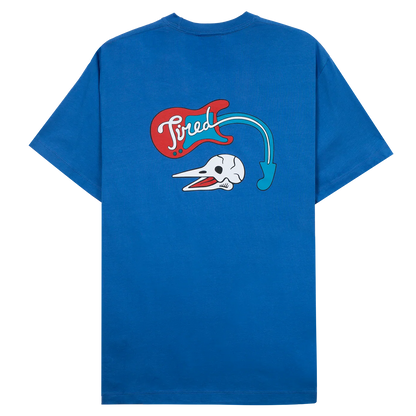 Tired Music Tee Blue