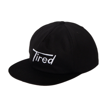 Tired Old Mobil Cap Black