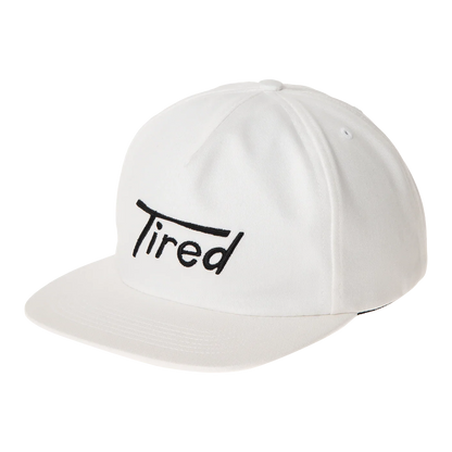Tired Old Mobil Cap White