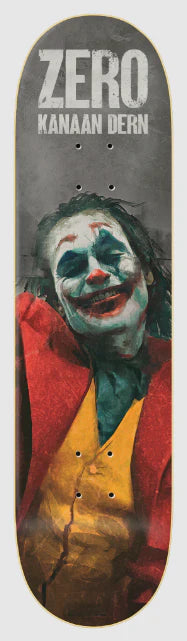 Zero Skateboard Deck Joker Kanaan Dern 8.25/8.5