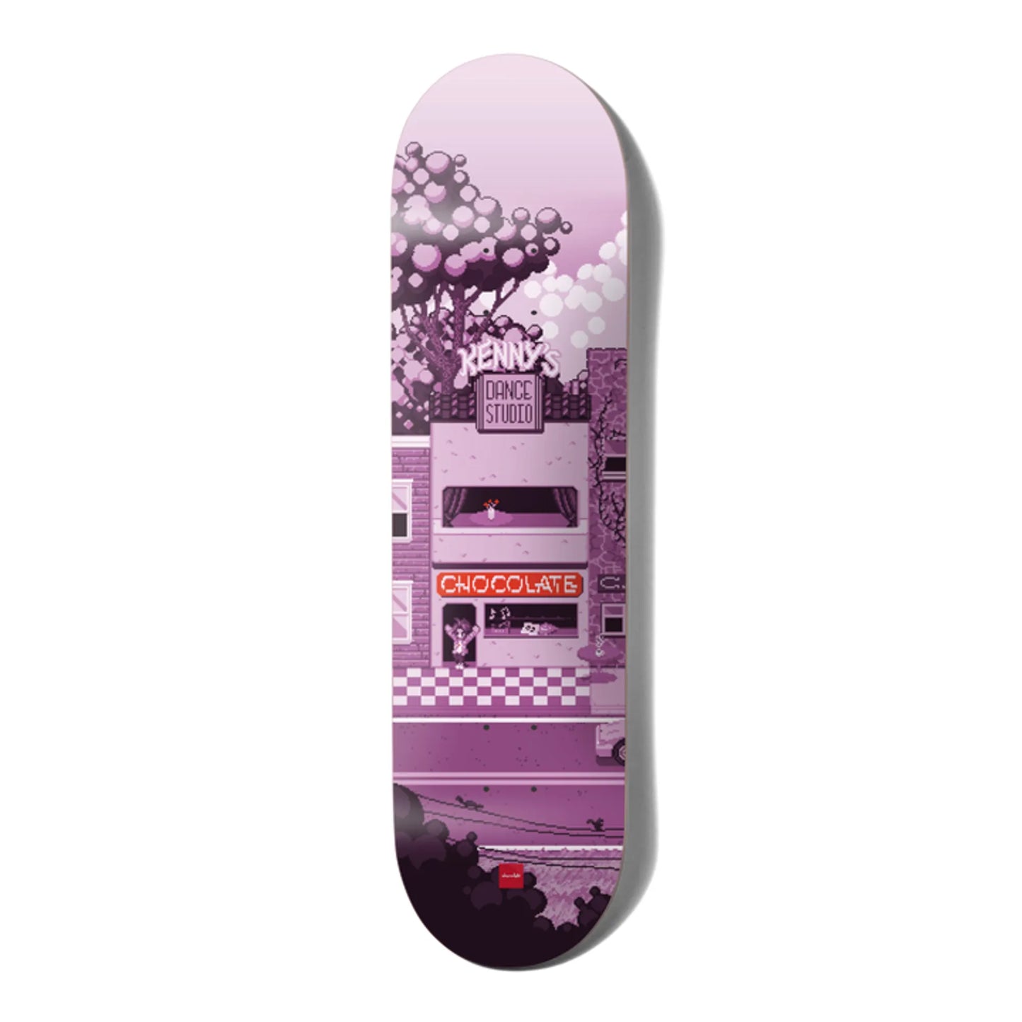Chocolate Skateboard Deck Pixel City Kenny Anderson Twin Tip 8.25