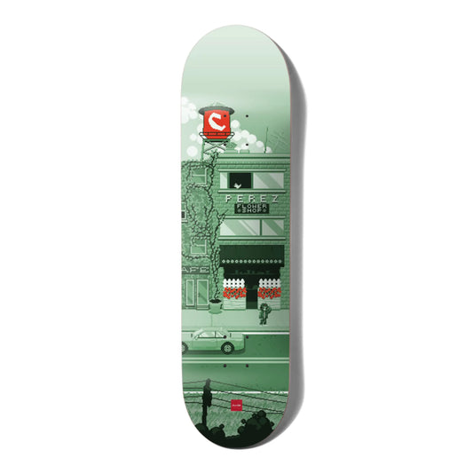 Chocolate Skateboard Deck Pixel City Stevie Perez 8.4