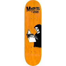 Zero Skateboard Deck Misfits Ghost Stories 8.25"