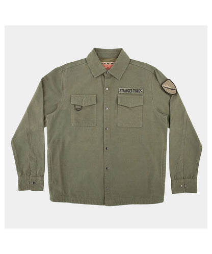 Santa Cruz x Stranger Things Crawl Utility Jacket – Army