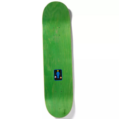 Girl Skateboards PacMan Arcade Game Deck Neils Bennett 8.5" Orange