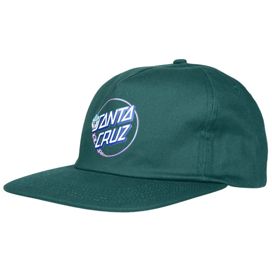 Santa Cruz Winkowski UFO Dot Snapback Cap - Cosmic Teal