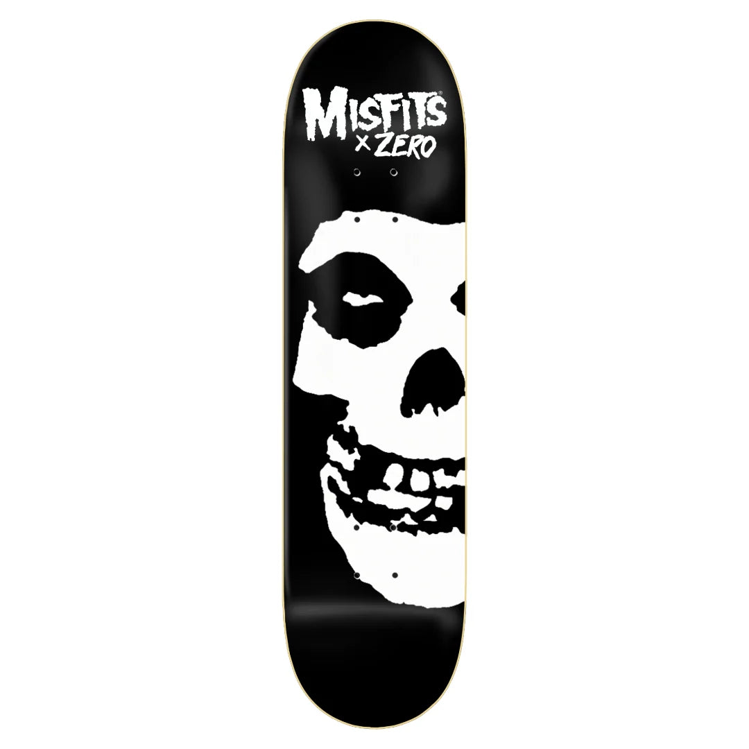Zero Skateboard Deck Misfits Legacy Fiend Skull 8.5"