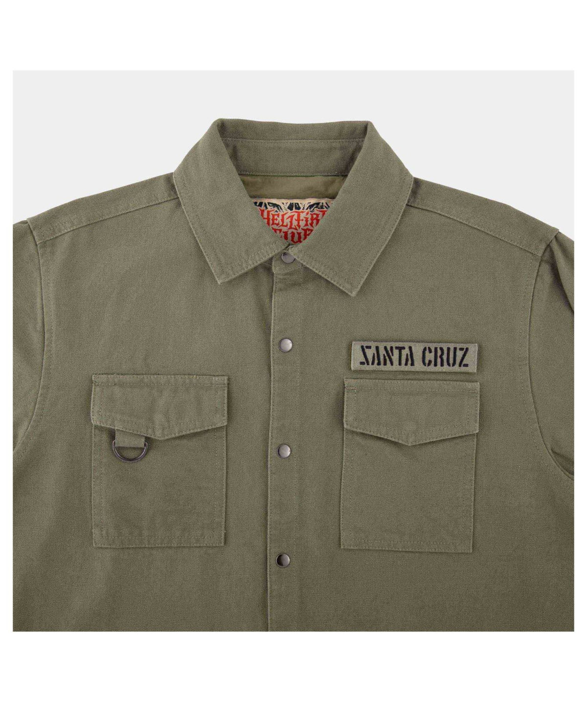 Santa Cruz x Stranger Things Crawl Utility Jacket – Army